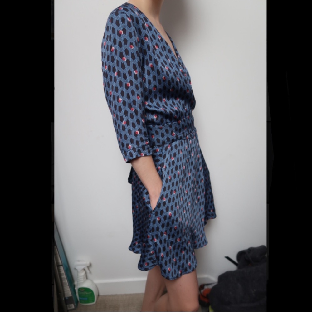 Wrap Mini Dress - Picture 2 of 3